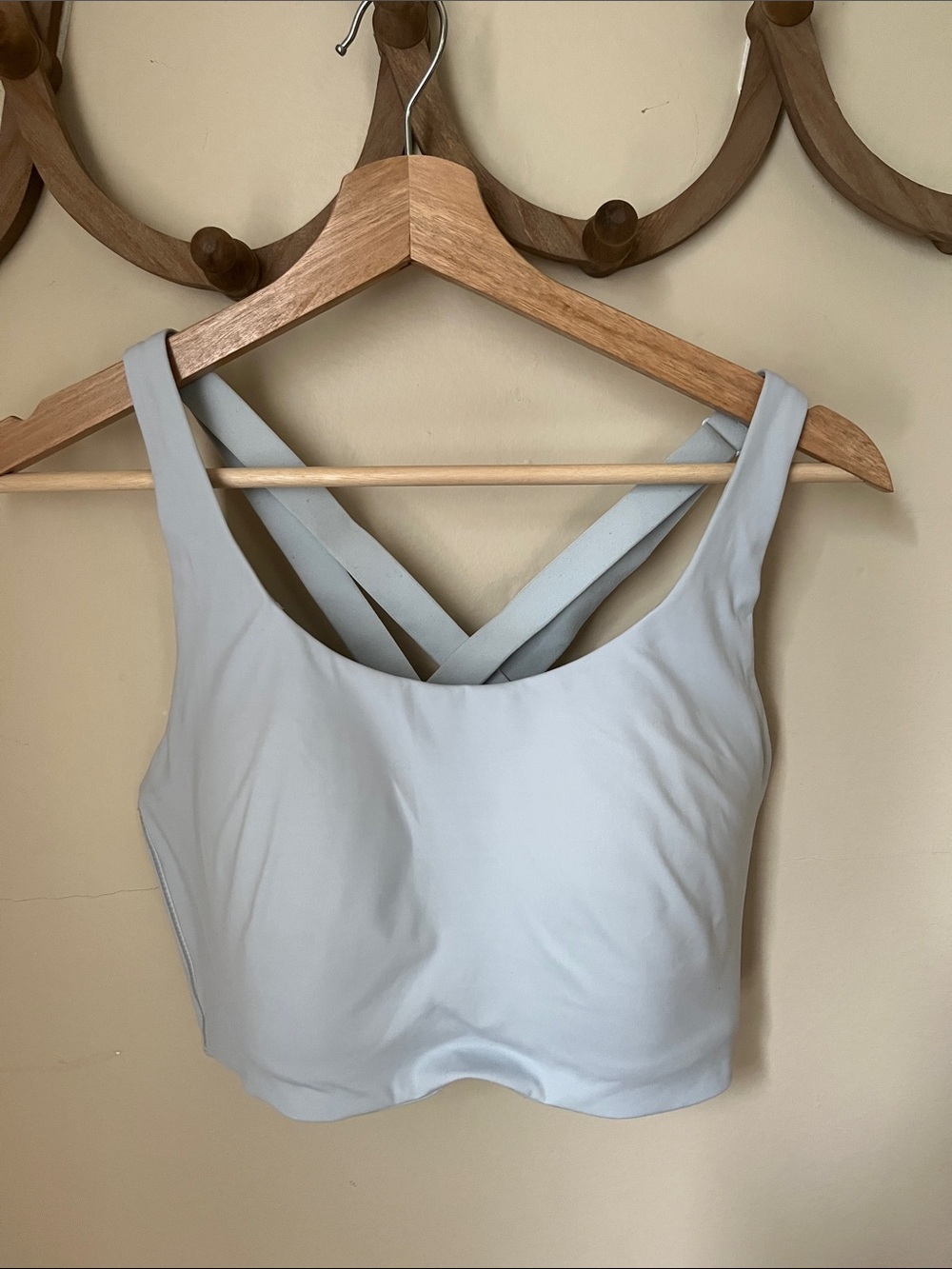 lululemon athletica Light Blue Crossback Sports Bralette